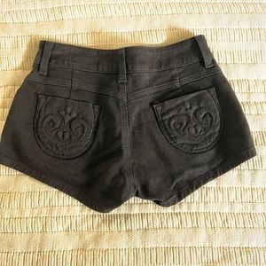 Siwy black shorts size 24